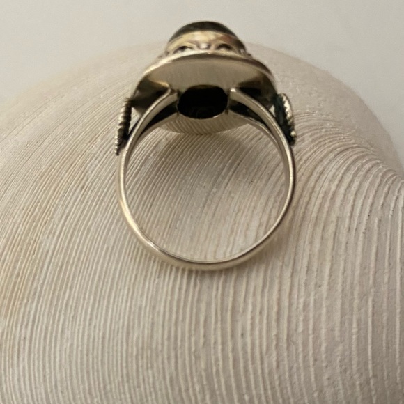 Labradorite Ring Sterling Silver Size 8 - Picture 4 of 5